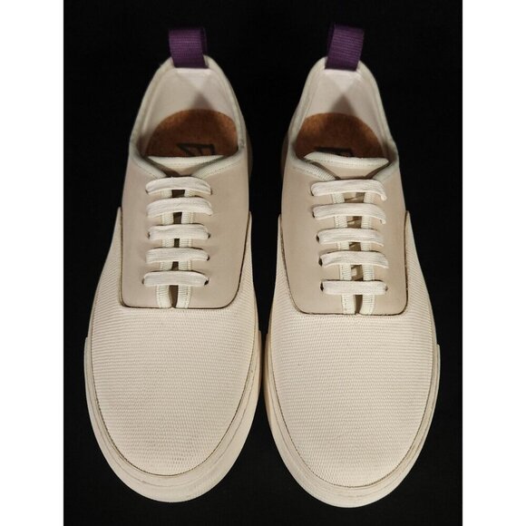 Eytys Mother of Galosch Low Top Suede Sneaker 39 8.5 Natural Shoes $69 - Picture 3 of 13
